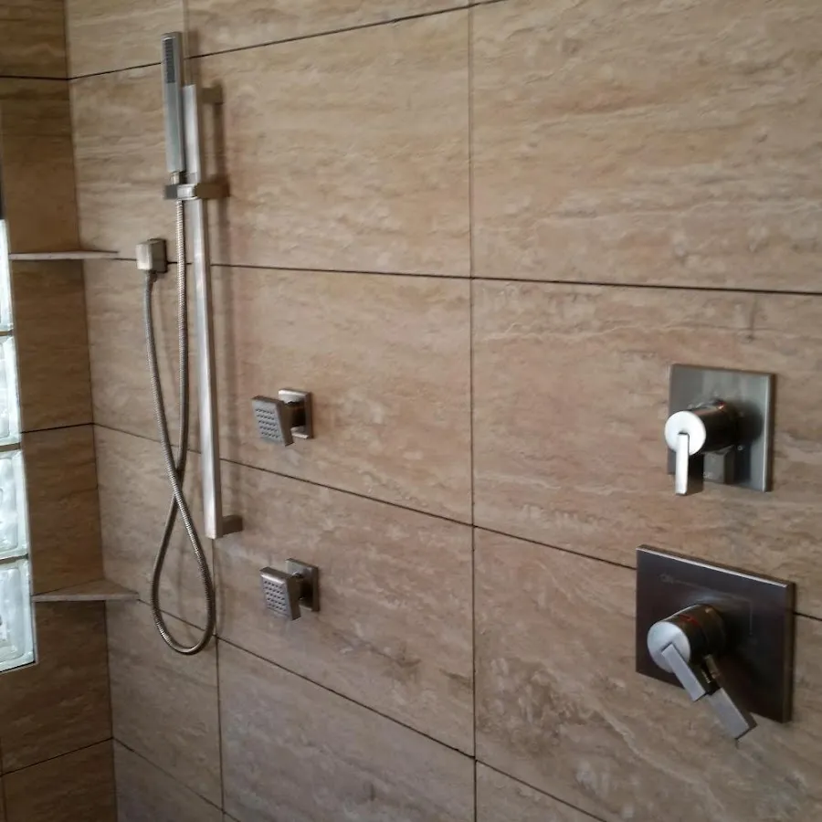 Shower fixture installation for Water Heater Replacement in Pensacola